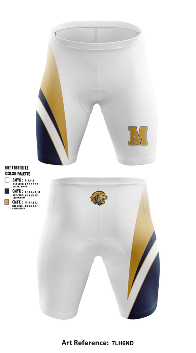 Meadowbrook Monarchs Men's Compression Shorts - 5