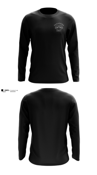 Long Sleeve Performance Shirt, Pasadena PD SWAT, Police, Teamtime, Team time, sublimation, custom sports apparel, team uniforms, spirit wear, spiritwear, sports uniforms, custom shirts, team store, custom team store, fundraiser sports, apparel fundraiser