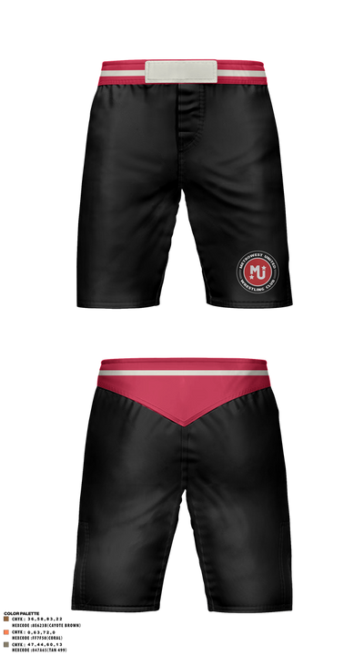 MetroWest United 30691728 Fight Shorts - 1