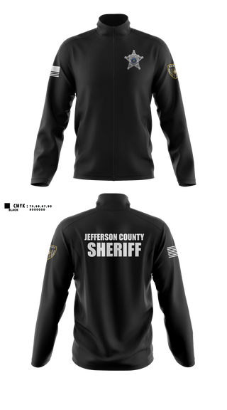 Fleece Jacket, Jefferson County Sheriff's Office, Police, Teamtime, Team time, sublimation, custom sports apparel, team uniforms, spirit wear, spiritwear, sports uniforms, custom shirts, team store, custom team store, fundraiser sports, apparel fundraiser