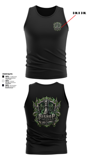 Tank Top, Bishop Tactical, , Teamtime, Team time, sublimation, custom sports apparel, team uniforms, spirit wear, spiritwear, sports uniforms, custom shirts, team store, custom team store, fundraiser sports, apparel fundraiser