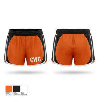 Womens Shorts, CWC, Women's Basketball, Teamtime, Team time, sublimation, custom sports apparel, team uniforms, spirit wear, spiritwear, sports uniforms, custom shirts, team store, custom team store, fundraiser sports, apparel fundraiser