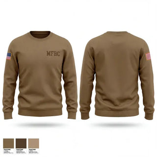 Crew Neck Sweatshirt, MFRC, Army, Teamtime, Team time, sublimation, custom sports apparel, team uniforms, spirit wear, spiritwear, sports uniforms, custom shirts, team store, custom team store, fundraiser sports, apparel fundraiser