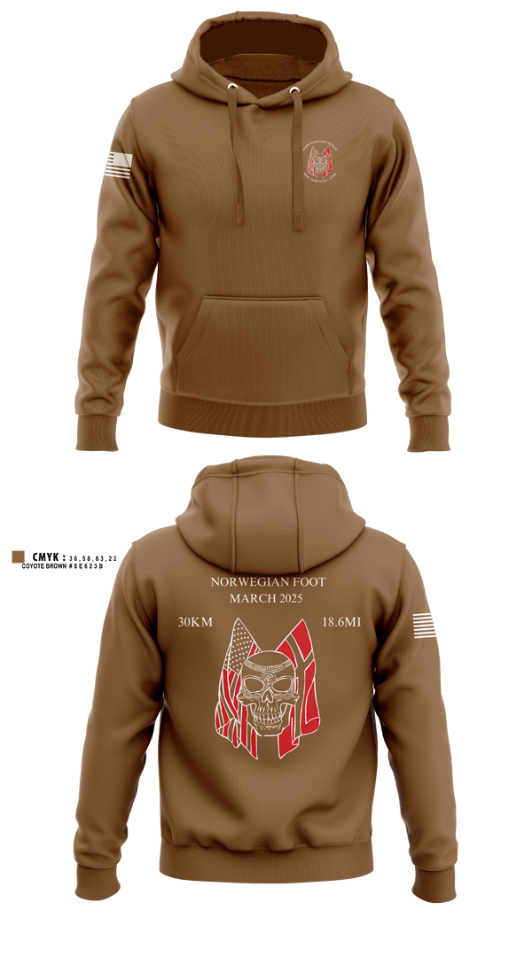 Hoodie, Forged Gold Battalion, Army, Teamtime, Team time, sublimation, custom sports apparel, team uniforms, spirit wear, spiritwear, sports uniforms, custom shirts, team store, custom team store, fundraiser sports, apparel fundraiser