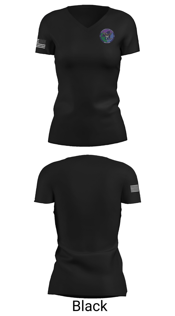 Womens Short Sleeve Vneck Shirt, New York Counterdrug Task Force, Police, Teamtime, Team time, sublimation, custom sports apparel, team uniforms, spirit wear, spiritwear, sports uniforms, custom shirts, team store, custom team store, fundraiser sports, apparel fundraiser