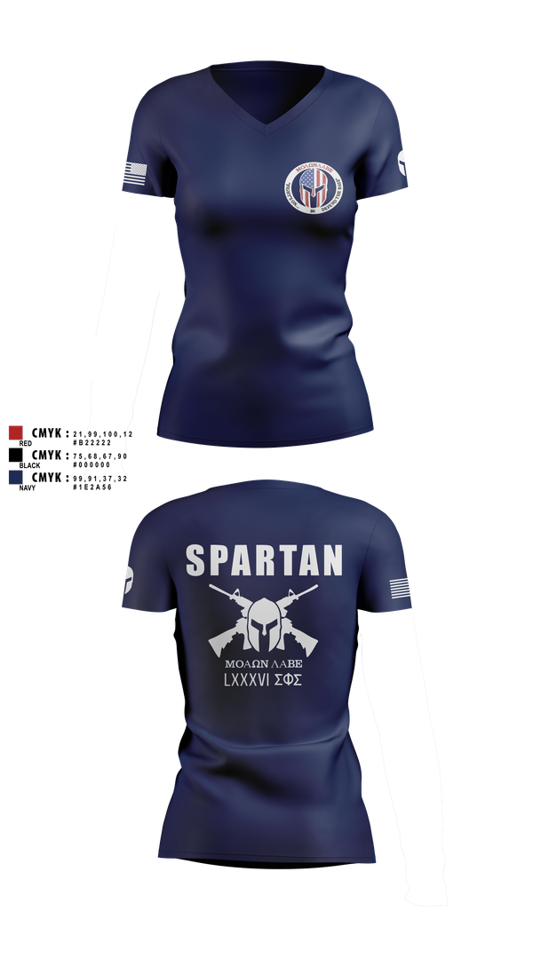 Womens Short Sleeve Vneck Shirt, 86 Security Forces Squadron, Air Force, Teamtime, Team time, sublimation, custom sports apparel, team uniforms, spirit wear, spiritwear, sports uniforms, custom shirts, team store, custom team store, fundraiser sports, apparel fundraiser