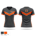 DHbaseball Women's Short Sleeve V-neck Shirt - 1