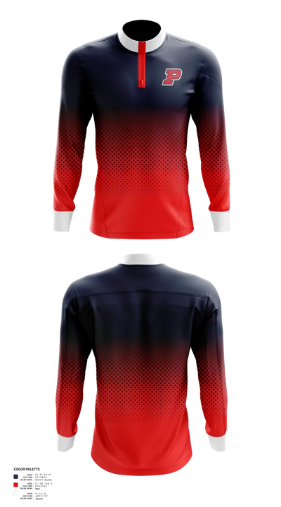 Pembroke Titans Football And Cheer 95310189 Quarter Zip Jacket - 20