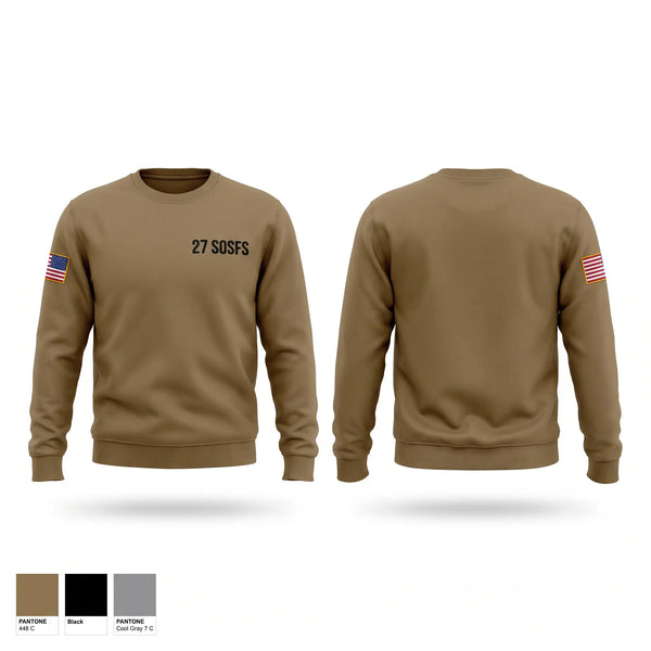 Crew Neck Sweatshirt, 27 SOSFS, Air Force, Teamtime, Team time, sublimation, custom sports apparel, team uniforms, spirit wear, spiritwear, sports uniforms, custom shirts, team store, custom team store, fundraiser sports, apparel fundraiser