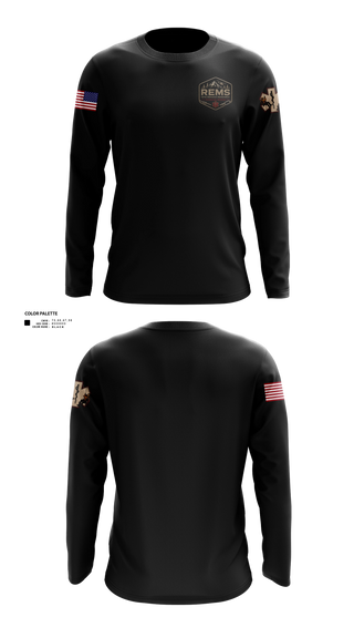 Long Sleeve Performance Shirt, Rapid Emergency Management, EMS/EMT, Teamtime, Team time, sublimation, custom sports apparel, team uniforms, spirit wear, spiritwear, sports uniforms, custom shirts, team store, custom team store, fundraiser sports, apparel fundraiser