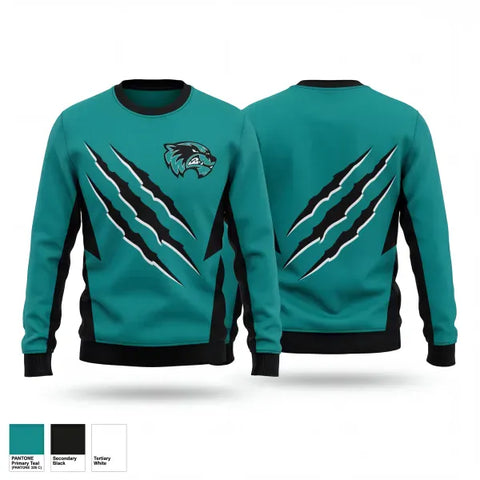 Crew Neck Sweatshirt, NorCal Wolverines, , Teamtime, Team time, sublimation, custom sports apparel, team uniforms, spirit wear, spiritwear, sports uniforms, custom shirts, team store, custom team store, fundraiser sports, apparel fundraiser