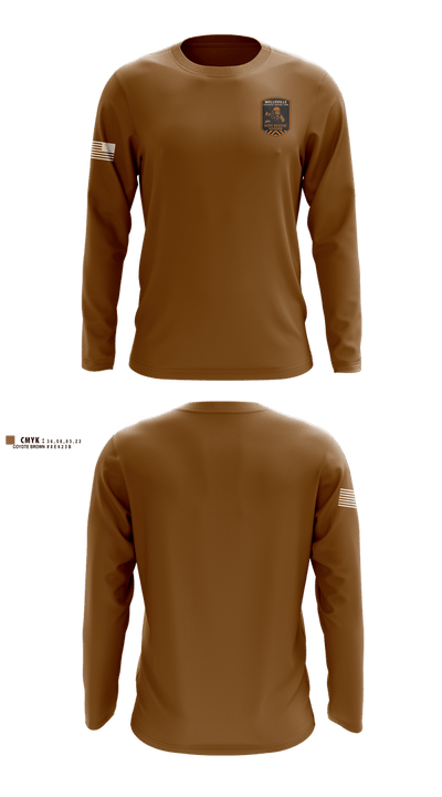 Wellsville TRT 21200750 Long Sleeve Performance Shirt 4