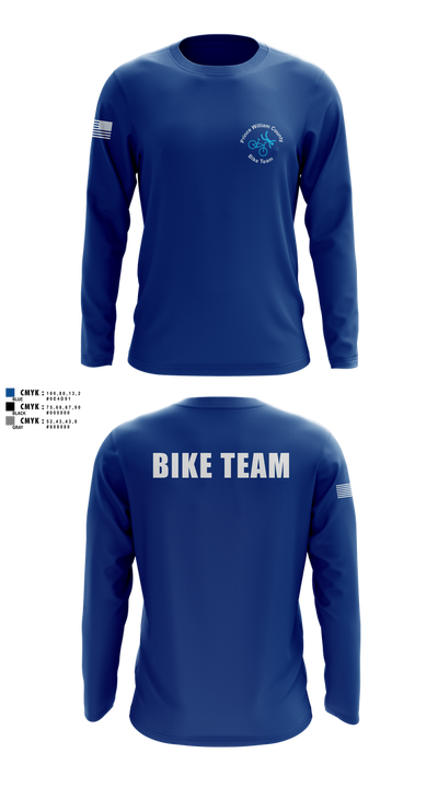 Prince William Bike Team 23723896 Long Sleeve Performance Shirt 4