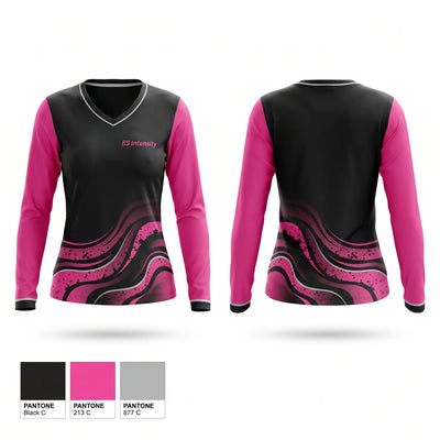 ES Intensity 81998447 Women's Long Sleeve V-neck Shirt - 1