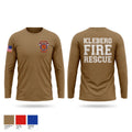 Kleberg County Fire & Rescue Long Sleeve Performance Shirt - 1