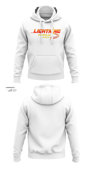 Hoodie, Lightning Force Athletics, Track & Field, Teamtime, Team time, sublimation, custom sports apparel, team uniforms, spirit wear, spiritwear, sports uniforms, custom shirts, team store, custom team store, fundraiser sports, apparel fundraiser