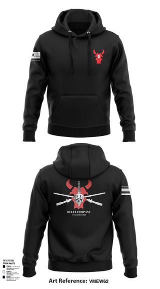 Hoodie, D Co 1-133 IN, , Teamtime, Team time, sublimation, custom sports apparel, team uniforms, spirit wear, spiritwear, sports uniforms, custom shirts, team store, custom team store, fundraiser sports, apparel fundraiser