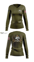 MCBH PMO K9 Women's Long Sleeve V-neck Shirt - 3