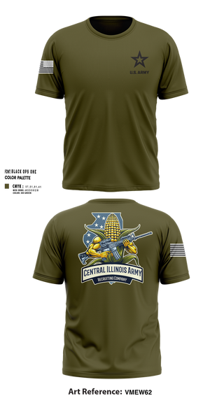 Short Sleeve Performance Shirt, Central Illinois Company, Army, Teamtime, Team time, sublimation, custom sports apparel, team uniforms, spirit wear, spiritwear, sports uniforms, custom shirts, team store, custom team store, fundraiser sports, apparel fundraiser