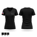 ODA 545 5th Special Forces Group 7882792 Women's Short Sleeve V-neck Shirt - 1