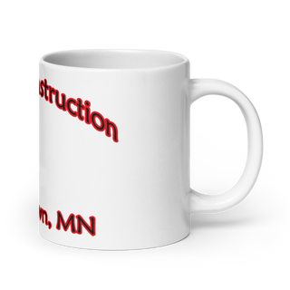 2 Rivers Construction 23011625 White Glossy Mug - Small