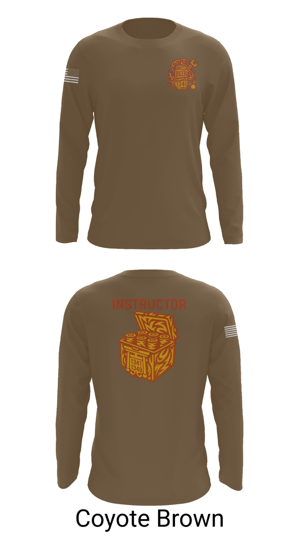 Long Sleeve Performance Shirt, MARCOR DET FLW, , Teamtime, Team time, sublimation, custom sports apparel, team uniforms, spirit wear, spiritwear, sports uniforms, custom shirts, team store, custom team store, fundraiser sports, apparel fundraiser