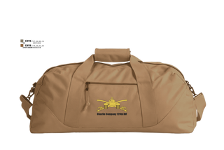 Duffle Bag, Charlie Company 120th INF, National Guard, Teamtime, Team time, sublimation, custom sports apparel, team uniforms, spirit wear, spiritwear, sports uniforms, custom shirts, team store, custom team store, fundraiser sports, apparel fundraiser