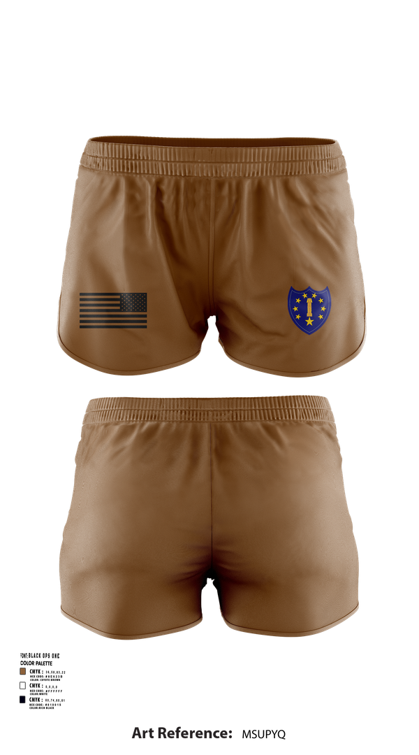 Ranger Panties, 54th Troop Command, , Teamtime, Team time, sublimation, custom sports apparel, team uniforms, spirit wear, spiritwear, sports uniforms, custom shirts, team store, custom team store, fundraiser sports, apparel fundraiser