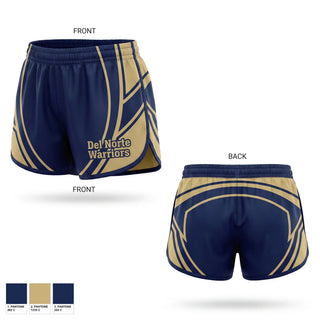 Womens Shorts, Del Norte Warriors, Baseball, Teamtime, Team time, sublimation, custom sports apparel, team uniforms, spirit wear, spiritwear, sports uniforms, custom shirts, team store, custom team store, fundraiser sports, apparel fundraiser