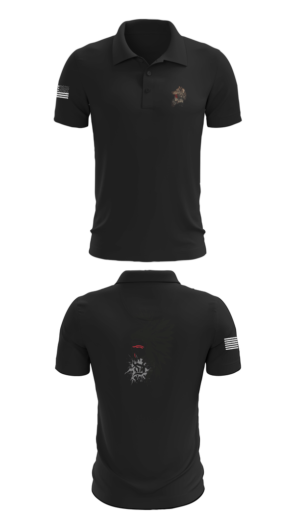 Short Sleeve Performance Polo, 101st airborne 1-327, Army, Teamtime, Team time, sublimation, custom sports apparel, team uniforms, spirit wear, spiritwear, sports uniforms, custom shirts, team store, custom team store, fundraiser sports, apparel fundraiser