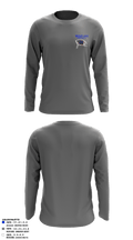 Wheatland youth football and cheer 53677637 Long Sleeve Performance Polo - 4