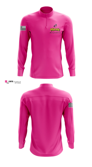 Quarter Zip Jacket, Muvit, , Teamtime, Team time, sublimation, custom sports apparel, team uniforms, spirit wear, spiritwear, sports uniforms, custom shirts, team store, custom team store, fundraiser sports, apparel fundraiser