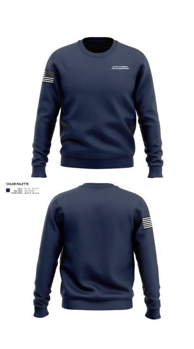 Lac du Flambeau Police Department 95153004 Crew Neck Sweatshirt - 22