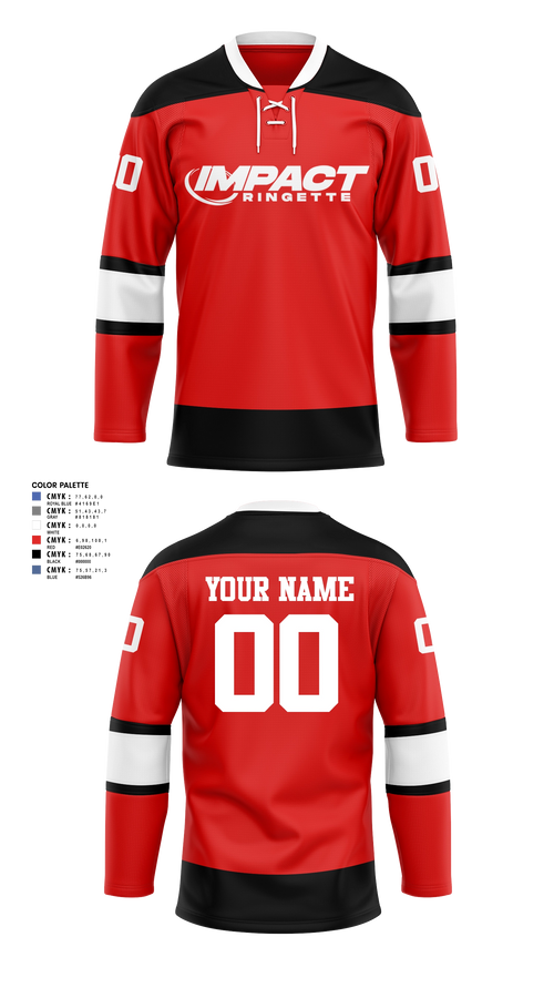 Hockey Jersey, Impact Ringette 2026, Ice Hockey, Teamtime, Team time, sublimation, custom sports apparel, team uniforms, spirit wear, spiritwear, sports uniforms, custom shirts, team store, custom team store, fundraiser sports, apparel fundraiser
