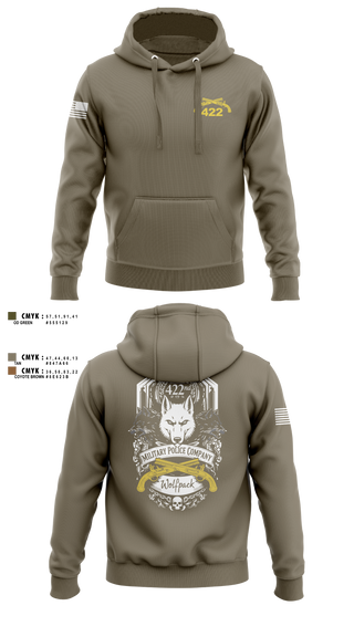 Hoodie, 422nd Military Police Company, Army, Teamtime, Team time, sublimation, custom sports apparel, team uniforms, spirit wear, spiritwear, sports uniforms, custom shirts, team store, custom team store, fundraiser sports, apparel fundraiser