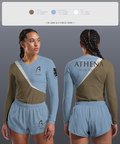Athena Gun Club 10073430 Women's Long Sleeve V-neck Shirt - 2