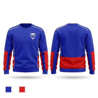 Crew Neck Sweatshirt, Blue Devils, Softball, Teamtime, Team time, sublimation, custom sports apparel, team uniforms, spirit wear, spiritwear, sports uniforms, custom shirts, team store, custom team store, fundraiser sports, apparel fundraiser