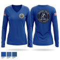 Cohasset Police Department Women's Long Sleeve V-neck Shirt - 1