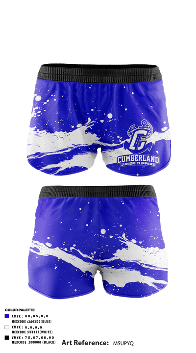 Cumberland Junior Clippers 58710776 Track Shorts - 1