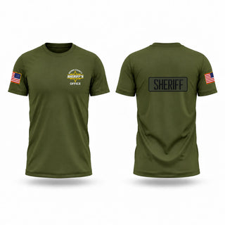 Old School Cotton Feel Shirt, Brown County Sheriff's Office, Police, Teamtime, Team time, sublimation, custom sports apparel, team uniforms, spirit wear, spiritwear, sports uniforms, custom shirts, team store, custom team store, fundraiser sports, apparel fundraiser