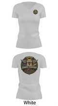 412th CA BN (A) 4166107 Women's Short Sleeve V-neck Shirt - 12