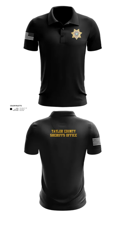 Taylor County Sheriffs Office 2243013 Short Sleeve Performance Polo - 100