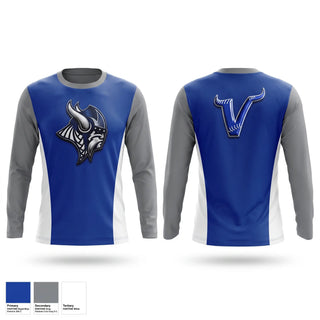 Long Sleeve Performance Shirt, Grand Island Vikings, Baseball, Teamtime, Team time, sublimation, custom sports apparel, team uniforms, spirit wear, spiritwear, sports uniforms, custom shirts, team store, custom team store, fundraiser sports, apparel fundraiser
