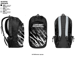 Gear Bag, A-Town Eagles, Men's Basketball, Teamtime, Team time, sublimation, custom sports apparel, team uniforms, spirit wear, spiritwear, sports uniforms, custom shirts, team store, custom team store, fundraiser sports, apparel fundraiser