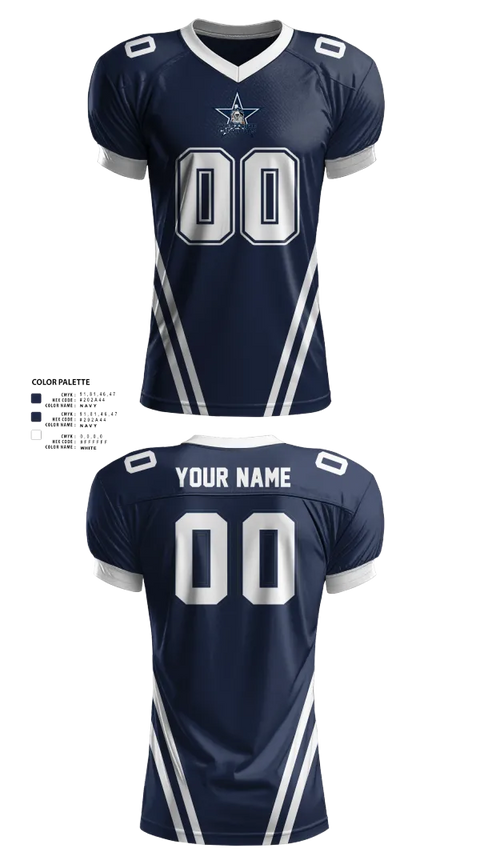 Football Jersey, Westside Cowboys Football and Cheer, , Teamtime, Team time, sublimation, custom sports apparel, team uniforms, spirit wear, spiritwear, sports uniforms, custom shirts, team store, custom team store, fundraiser sports, apparel fundraiser