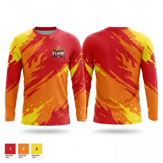 Long Sleeve Performance Shirt, FLAME NM, , Teamtime, Team time, sublimation, custom sports apparel, team uniforms, spirit wear, spiritwear, sports uniforms, custom shirts, team store, custom team store, fundraiser sports, apparel fundraiser