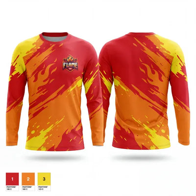 FLAME NM 17353635 Long Sleeve Performance Shirt 1
