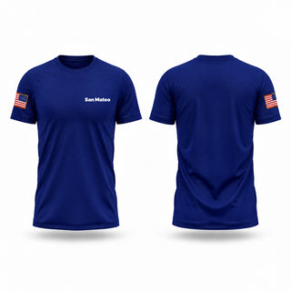 Old School Cotton Feel Shirt, San Mateo, Police, Teamtime, Team time, sublimation, custom sports apparel, team uniforms, spirit wear, spiritwear, sports uniforms, custom shirts, team store, custom team store, fundraiser sports, apparel fundraiser