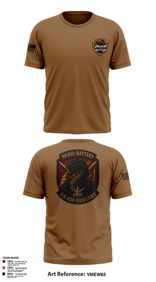 Old School Cotton Feel Shirt, Bravo 3-6 ADA, Army, Teamtime, Team time, sublimation, custom sports apparel, team uniforms, spirit wear, spiritwear, sports uniforms, custom shirts, team store, custom team store, fundraiser sports, apparel fundraiser