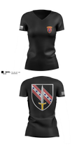 6/54th Security Force Assistance Brigade Women's Short Sleeve V-neck Shirt - 1
